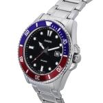 Casio G-Shock MDV107D-1A3V Black Analog Date Dial Silver Stainless-Steel Bracelet Watch New