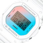 Casio G-Shock DW5600TL-7 Blue Digital Day Date Dial White Resin Band Watch New