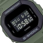 Casio G-Shock DW5610UU-3DR Black LED Day Date Digital Dial Olive Green Resin Band Watch New