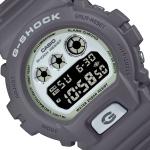 Casio G-Shock DW6900HD-8DR White Black LED Day Date Digital Dial Grey Resin Band Watch New