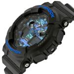 Casio G-SHOCK GA-100CB-1A Blue Black LED Analog Digital Dial Resin Band Watch New