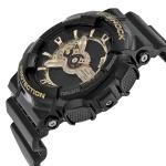 Casio G-SHOCK GA110GB-1A Black Gold LED Analog Day Date Digital Dial Resin Band Watch New