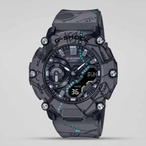 Casio G-SHOCK GA-2200SBY-8ADR Day LED Analog Digital Dial Grey Resin Band Watch New