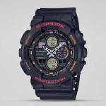 Casio G-SHOCK GA140-1A4DR Day Date LED Analog Digital Dial Black Resin Band Watch New