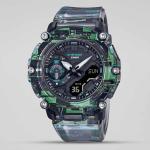 Casio G-SHOCK GA2200NN-1ADR Day LED Analog Digital Grey Dial Translucent Resin Band Watch New