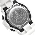 Casio G-SHOCK GA700-7A Black LED Analog Day Date Digital Dial White Resin Band Watch New