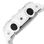 Casio G-SHOCK GA700-7A Black LED Analog Day Date Digital Dial White Resin Band Watch New