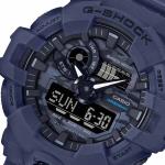 Casio G-SHOCK GA700CA-2ADR Black LED Analog Day Digital Camo Dial Blue Resin Band Watch New