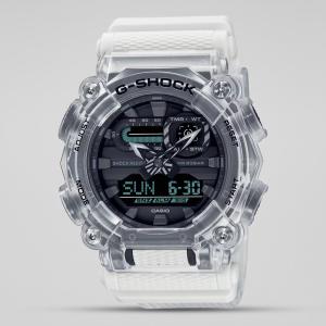 Casio G-SHOCK GA900SKL-7ADR Black LED Day Window Analog Digital Dial Transparent Resin Band Watch New