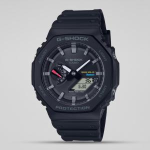 Casio G-SHOCK GAB2100-1ADR Day Window LED Analog Digital Dial Black Resin Band Watch New