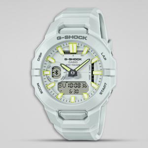 Casio G-SHOCK SQUAD GBA950-7ADR LED Day Date Analog Digital Dial White Resin Band Watch New