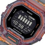 Casio G-SHOCK SQUAD GBD200SM-1A5DR Black Orange LED Day Date Digital Dial Grey Translucent Resin Band Watch New