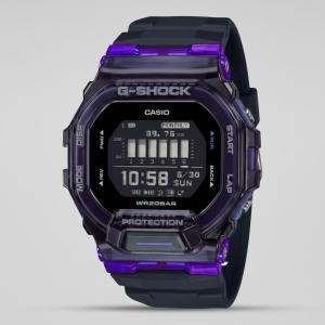 Casio G-SHOCK SQUAD GBD200SM-1A6DR LED Day Date Digital Dial Resin Band Black Blue Watch New