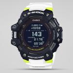 Casio G-SHOCK GBDH1000-1A7DR Black Blue LED Day Date Digital Dial White Resin Band Watch New