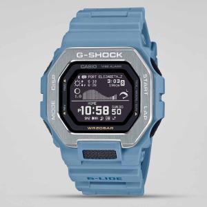 Casio G-SHOCK GBX100-2ADR Black LED Day Date Digital Dial Blue Resin Band Watch New