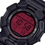 Casio G-SHOCK GD010BBR-1DR Red LED Day Date Digital Dial Black Resin Band Watch New