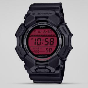 Casio G-SHOCK GD010BBR-1DR Red LED Day Date Digital Dial Black Resin Band Watch New