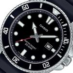 Casio G-Shock MDV106-1AV Black Analog Date Dial Black Resin Band Watch New