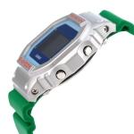 Casio G-Shock DW5600EU-8A3DR Blue Digital Day Date Dial Green Resin Band Watch New