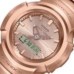 Casio AWM500GD-4ADR Rose gold Analog Digital Day Date Dial Resin Bracelet Watch New