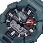 Casio G-Shock GA010-2ADR LED Day Date Display Analog Digital Dial Green Resin Band Watch New