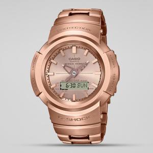 Casio AWM500GD-4ADR Rose gold Analog Digital Day Date Dial Resin Bracelet Watch New