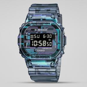 Casio G-Shock DW5600NN-1DR Black Digital Day Date Dial translucent multi-angle pattern printed Resin Band Watch New