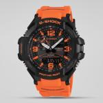 Casio G-Shock GA1000-4ADR LED Day Date Display Black Analog Digital Dial Orange Resin Band Watch New