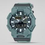 Casio G-Shock GA010CE-2ADR LED Day Date Display Analog Digital Dial Green Fabric Band Watch New