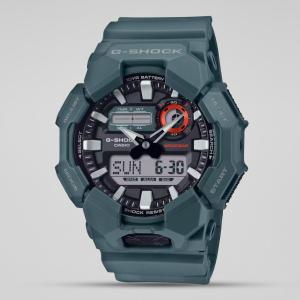 Casio G-Shock GA010-2ADR LED Day Date Display Analog Digital Dial Green Resin Band Watch New