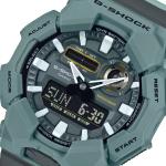 Casio G-Shock GA010CE-2ADR LED Day Date Display Analog Digital Dial Green Fabric Band Watch New